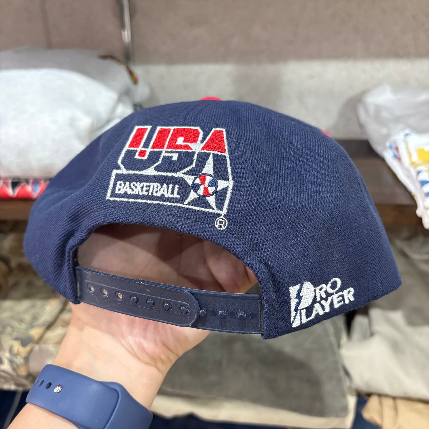 【1990s / Pro Player / USA Basketball Dream Team / Snapback Cap / Vintage Hat / USA Basketball】