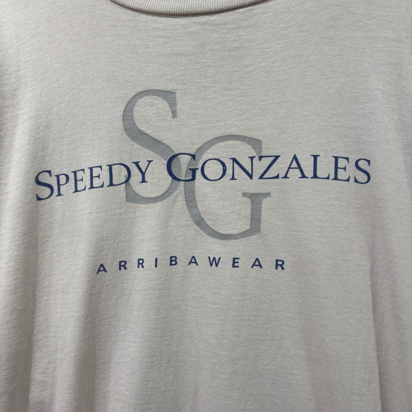 1996’s Warner Bros. “ARRIBAWEAR” CK Parody Tee -Made in USA-