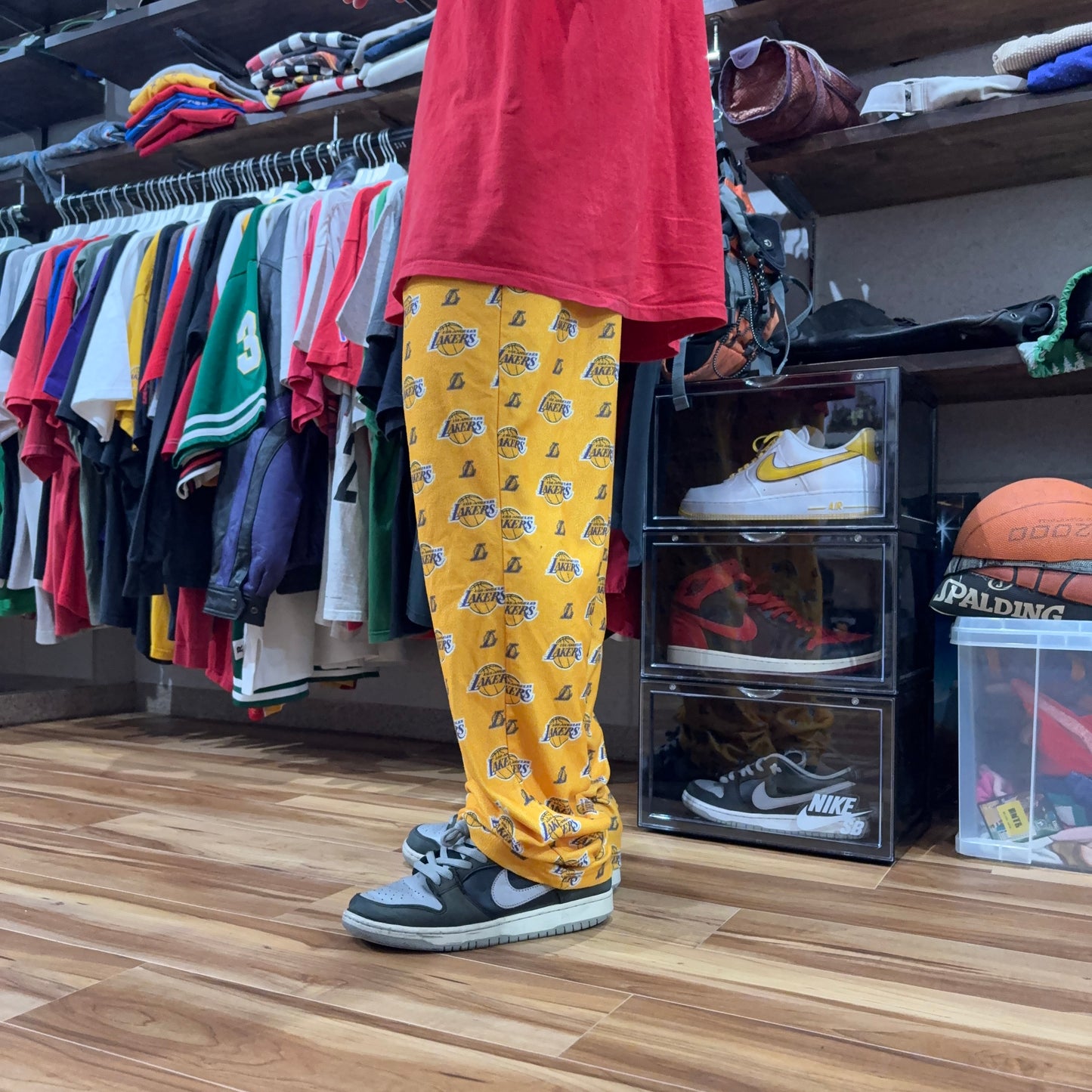 UNK NBA LAKERS ロサンゼルス・レイカーズ パジャマパンツ XLサイズ