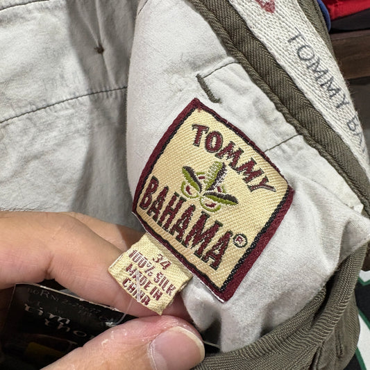 【90s / Tommy Bahama / Silk Pants / 34】