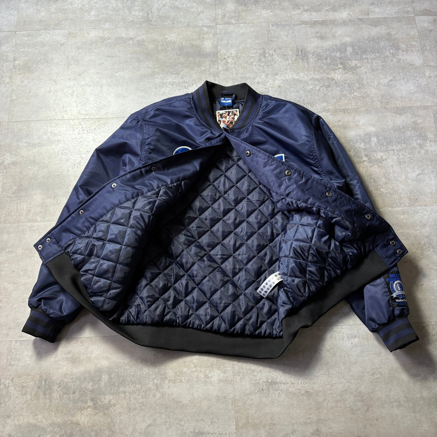 dead stock ultra game NBA Dallas Mavericks ダラス・マーベリックス ダウンジャケット スタジャン XL