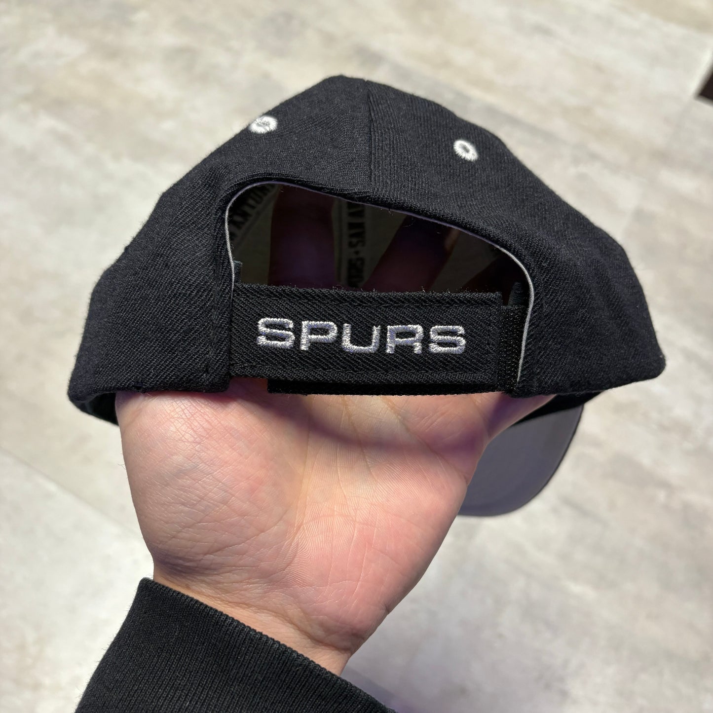00s NIKE TEAM NBA San antonio SPURS ウールキャップ マジックテープ ビッグ3時代