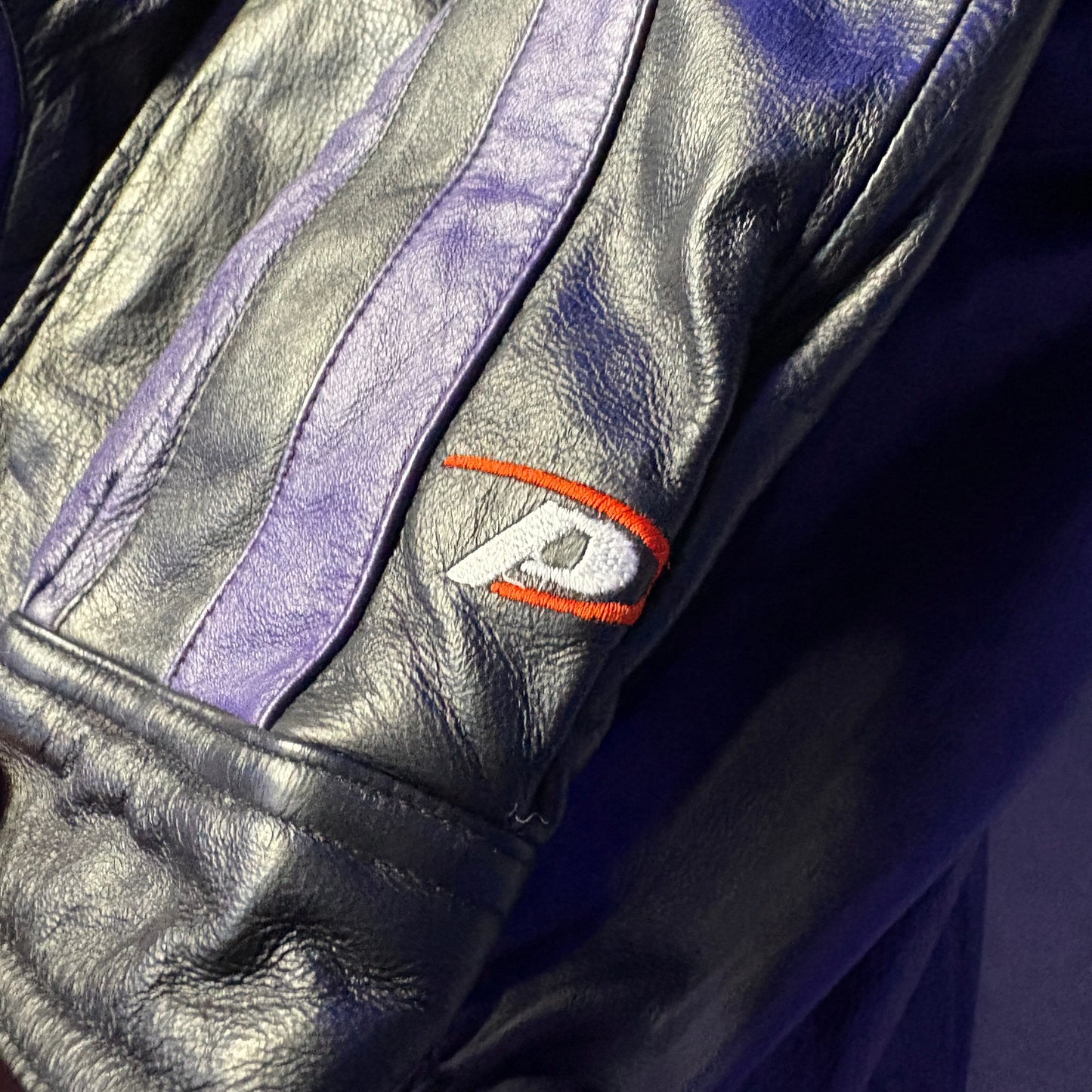 pro player ×WILSONS NBA Phoenix SUNS leather jacket レザージャケット M フェニックス・サンズ