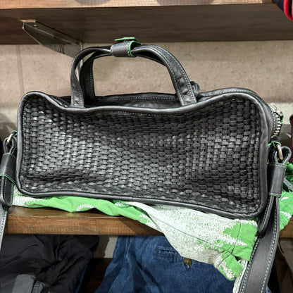 【00s NIKE 100% Leather Woven Bag】
