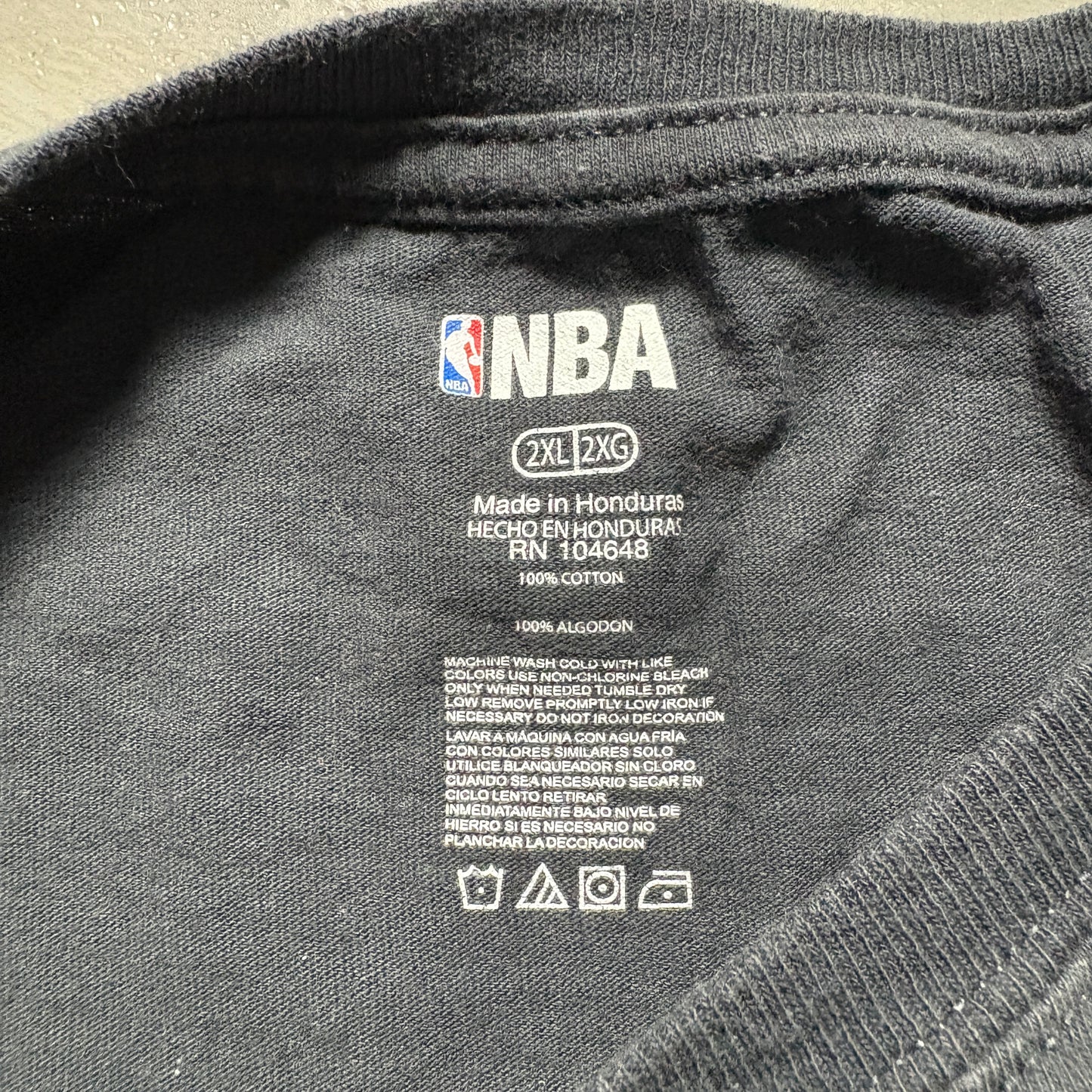 NBA SAN ANTONIO SPURS ロンT 2XL ブラック サンアントニオ・スパーズ　