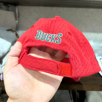 【00s / FSN Promo / 6-Panel Cap / Velcro Strap &amp; FSN Embroidery / Vintage Hat / Milwaukee Bucks】