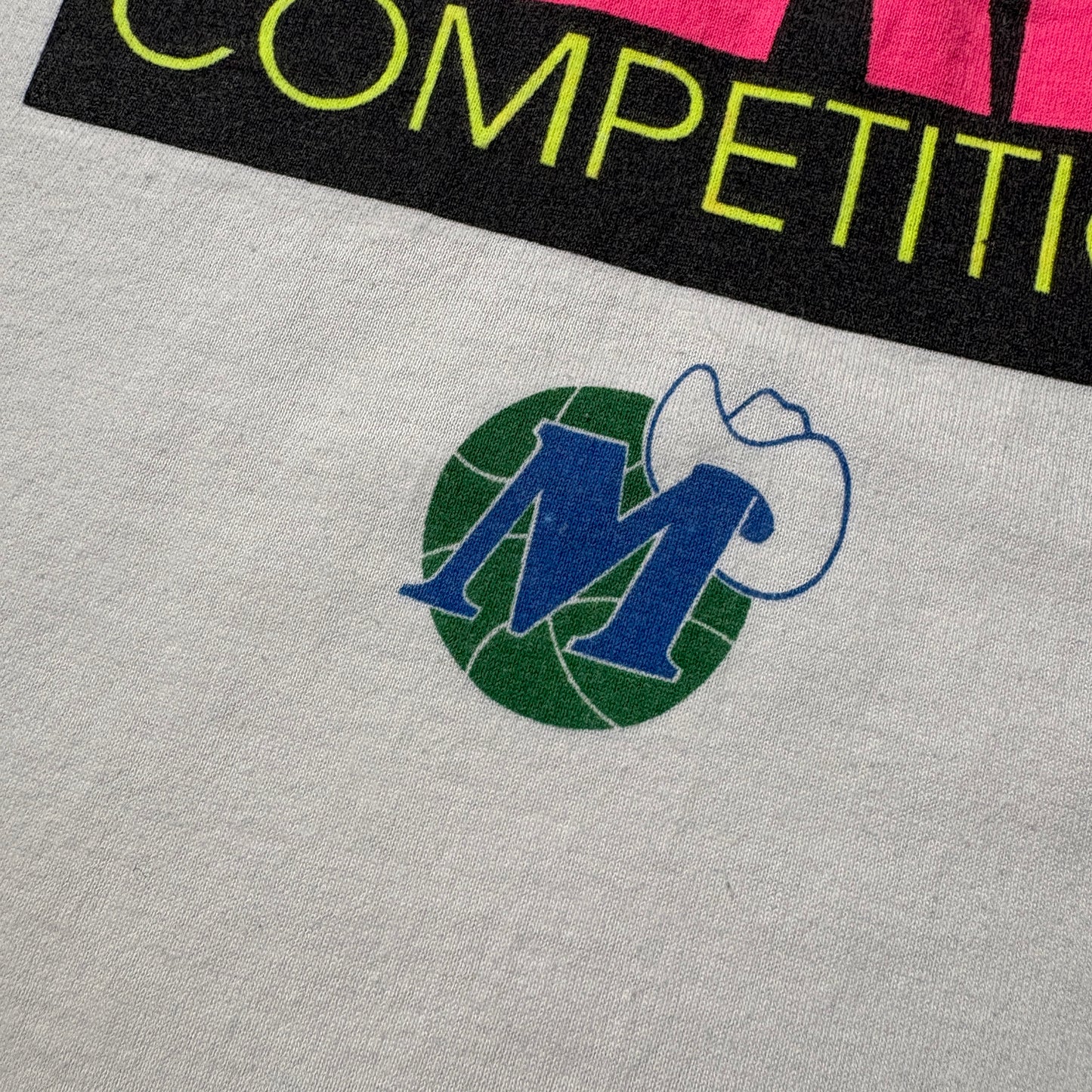 90s Dallas Mavericks Tee "SENIOR DRILL TEAM" 旧ロゴ