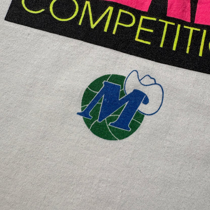 90s Dallas Mavericks Tee "SENIOR DRILL TEAM" 旧ロゴ
