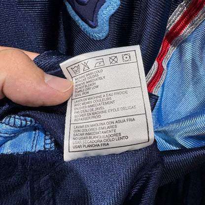90s Late NIKE Half-Zip Game Shirt L Blue