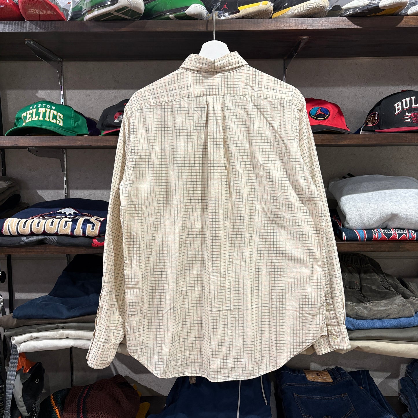 【90s / Polo by Ralph Lauren / Check Shirt / M / (Hong Kong)】