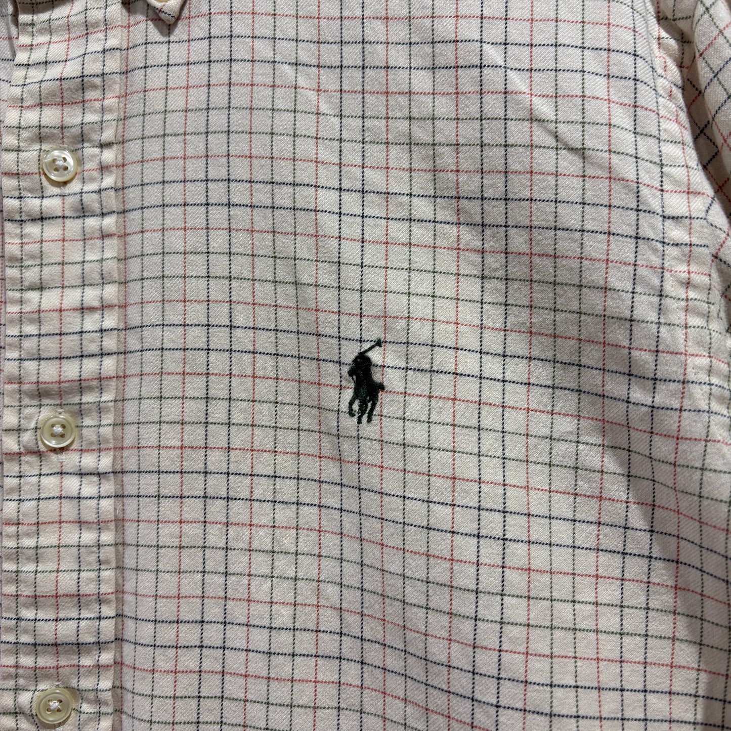 【90s / Polo by Ralph Lauren / Check Shirt / M / (Hong Kong)】
