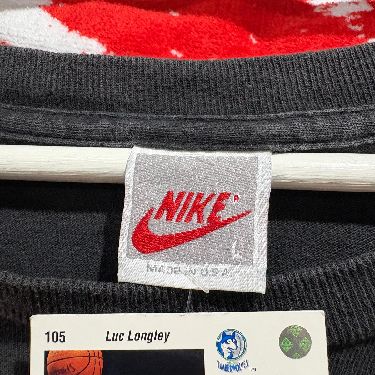92s NIKE x Warner Bros. "HUM DUNK" (Porky Pig) Graphic Tee L Made in USA
