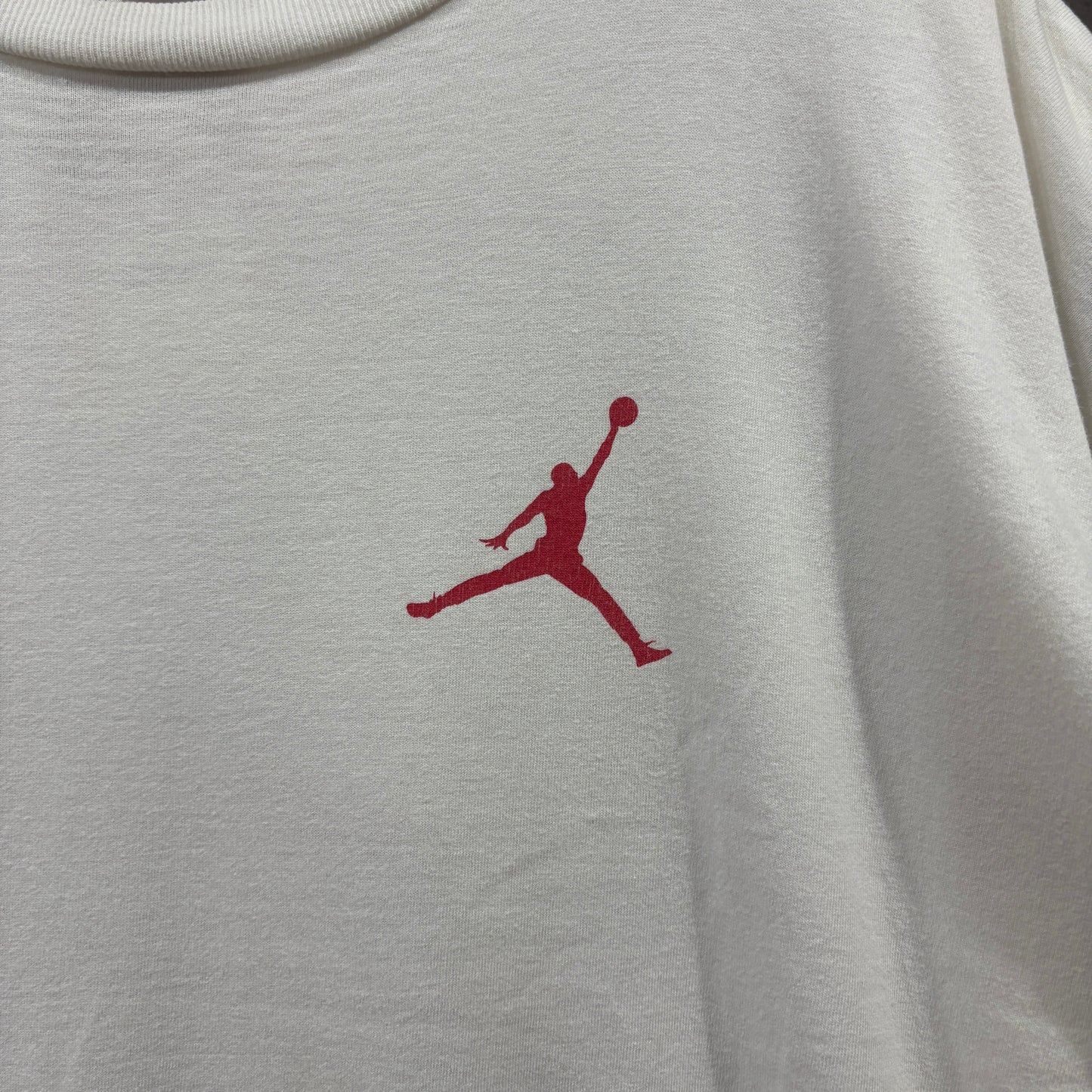 90s NIKE / Michael Jordan "TEN BEST REASONS TO GO BACK TO BASKETBALL" / Graphic T-Shirt