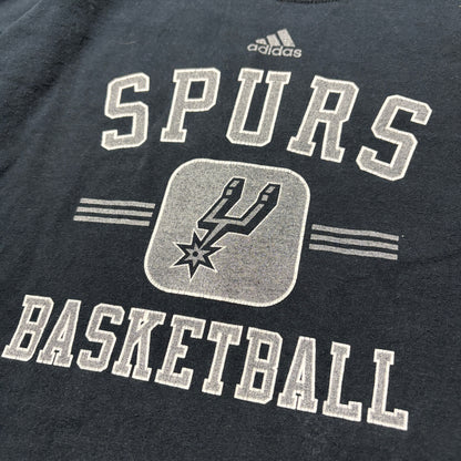 00s adidas NBA SAN ANTONIO SPURS ロンT ロングスリーブT  L相当