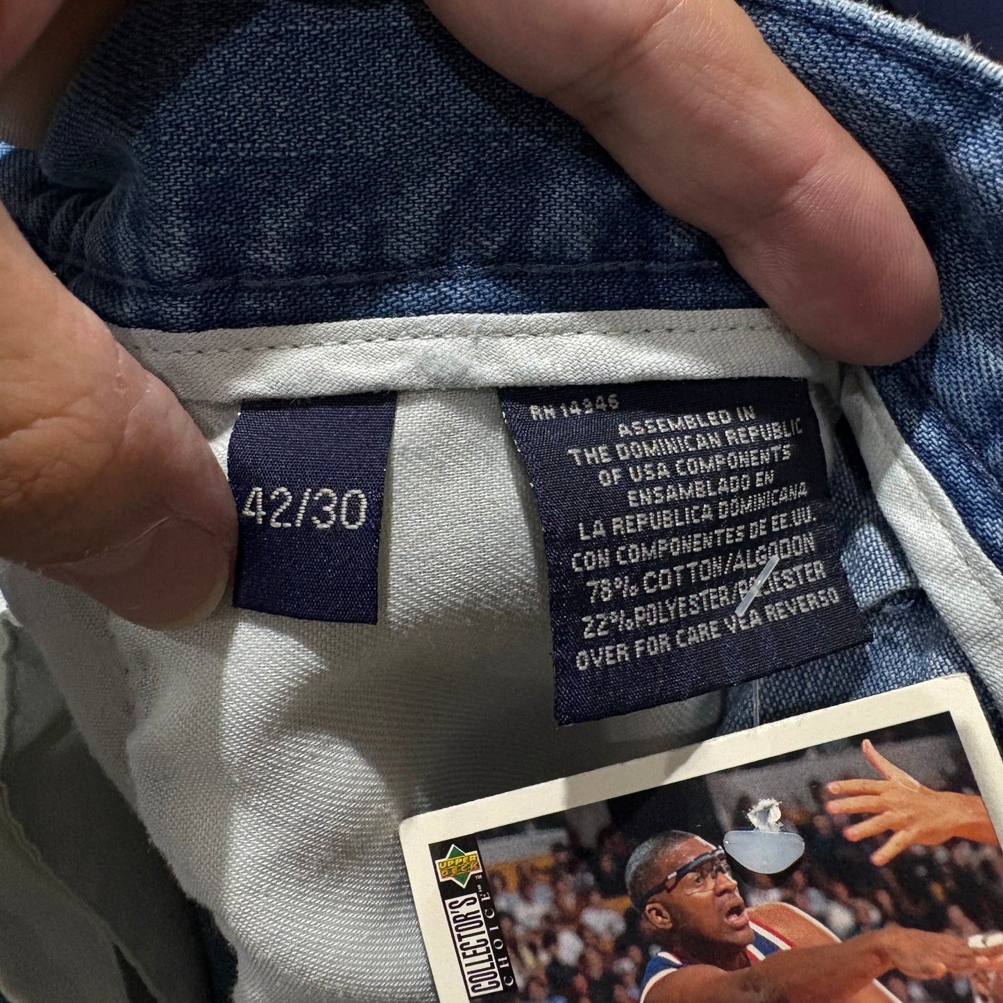 [90s / BAY TO BAY / Denim Chino Slacks / 42/30]