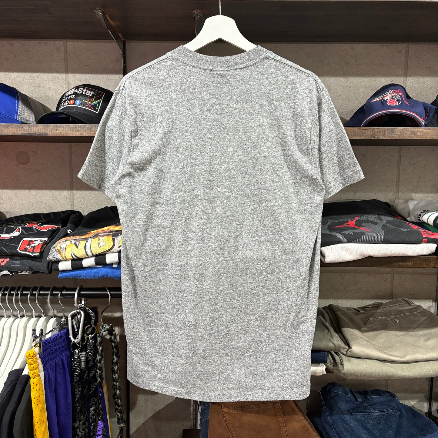 80's "KAMABOKO" NIKE Tee vintage カマボコ　M 霜降りグレー