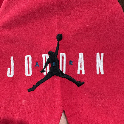 90s NIKE JORDAN ベースボールシャツ　レッド