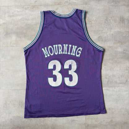90s champion NBA アロンゾ・モーニング #33 バスケット ユニフォーム ゲームシャツ タンクトップ