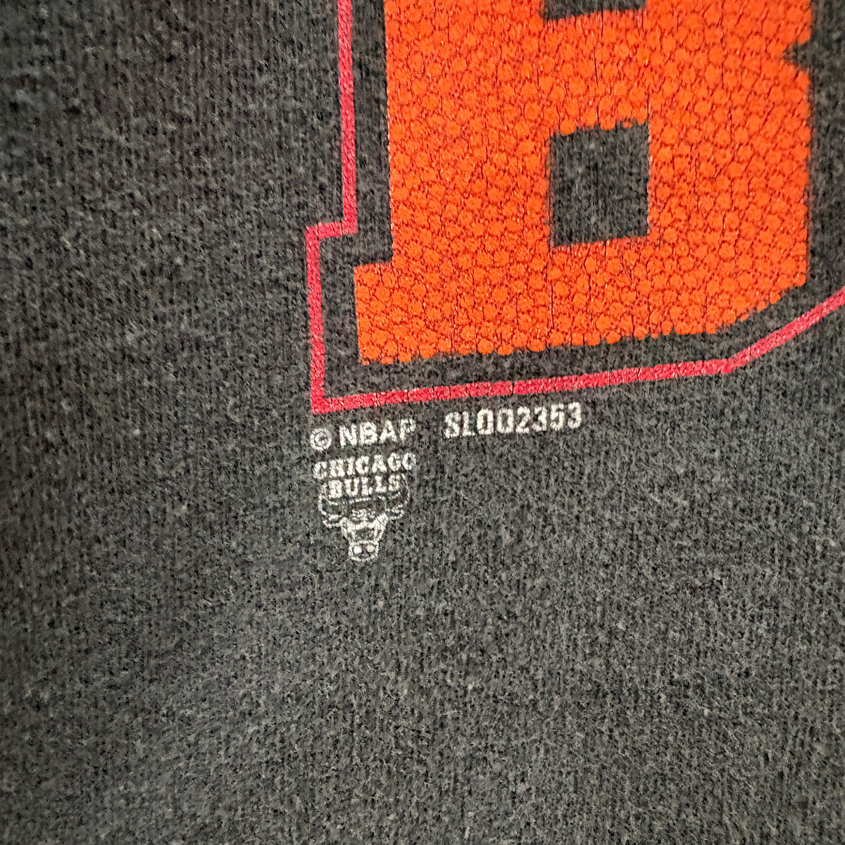 90s PRO PLAYER Chicago Bulls Graphic Tee L