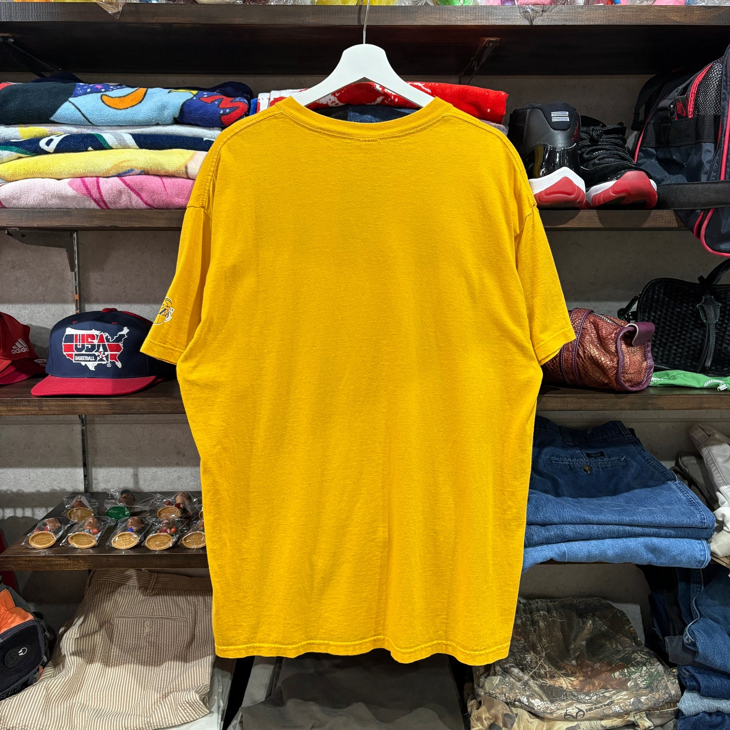 【90s NIKE "LOS ANGELES LAKERS" Print T-Shirt】