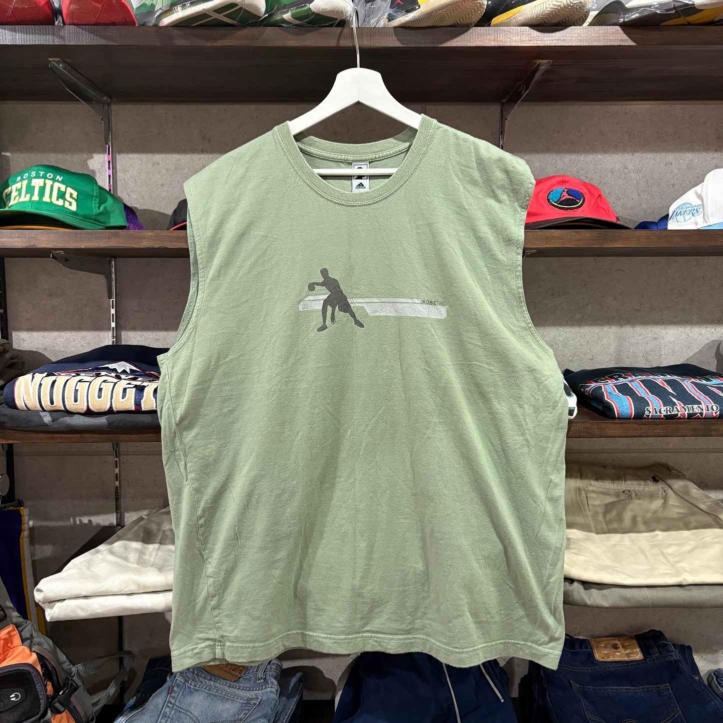 【 Los Angeles Lakers / Kobe Bryant "The KOBE Two" Era / adidas Vintage Sleeveless T-shirt 】