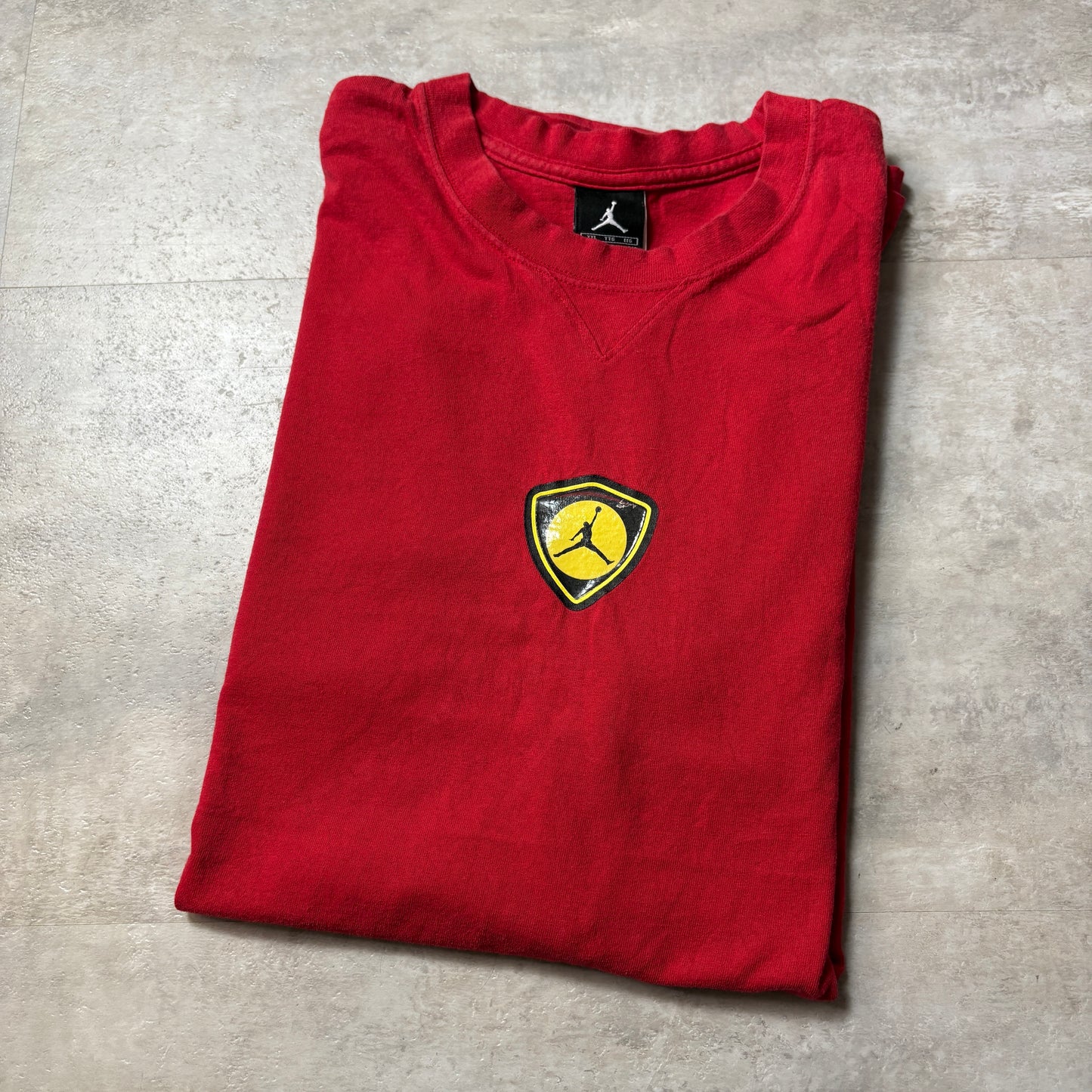 00s NIKE JORDAN フェラーリロゴ　ロンT　XXL