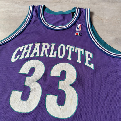 90s champion NBA アロンゾ・モーニング #33 バスケット ユニフォーム ゲームシャツ タンクトップ