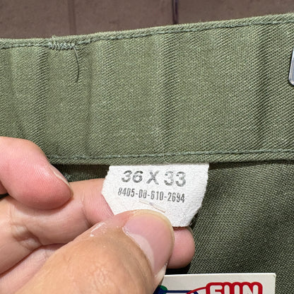【U.S. ARMY Utility Trousers OG-507】36/33