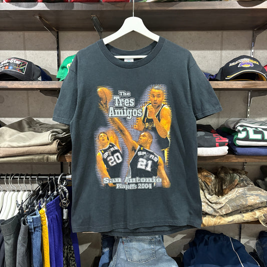 【San Antonio Spurs / The Tres Amigos / 2004 Playoffs T-Shirt】