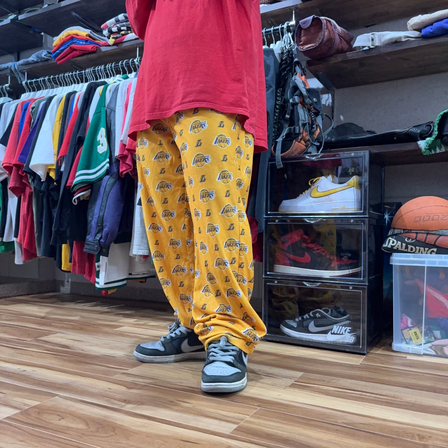 UNK NBA LAKERS ロサンゼルス・レイカーズ パジャマパンツ XLサイズ