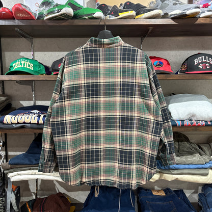 【90s-00s / The Vermont Flannel Co. / Henry Neck Flannel Shirt / XS / (USA)】
