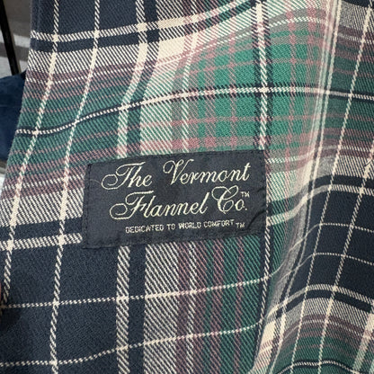 【90s-00s / The Vermont Flannel Co. / Henry Neck Flannel Shirt / XS / (USA)】