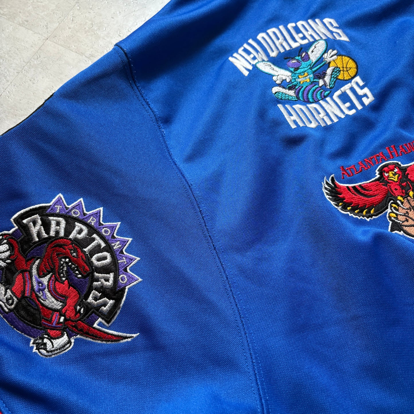 unique NBA Special 00’s NBA All Teams Patch Jacket　ゲームシャツ