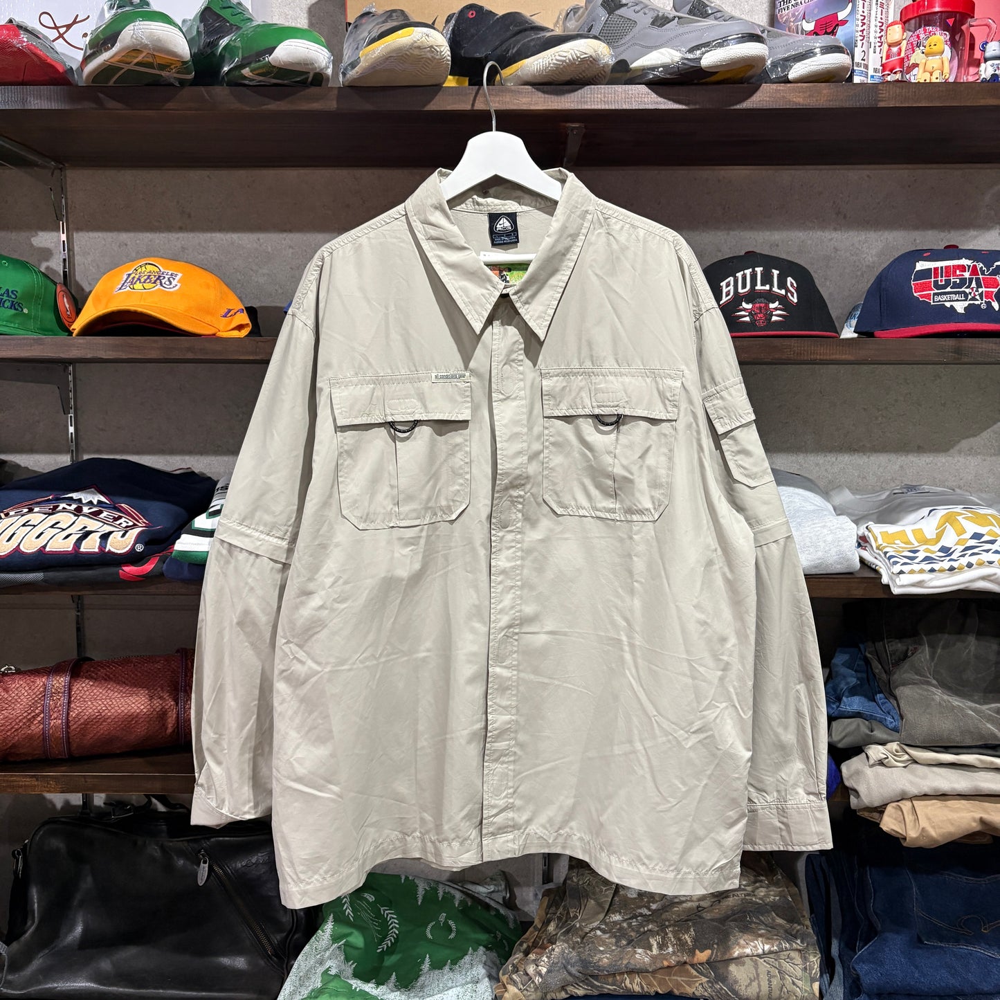 【90-00s / NIKE ACG / 2way Nylon Shirt】