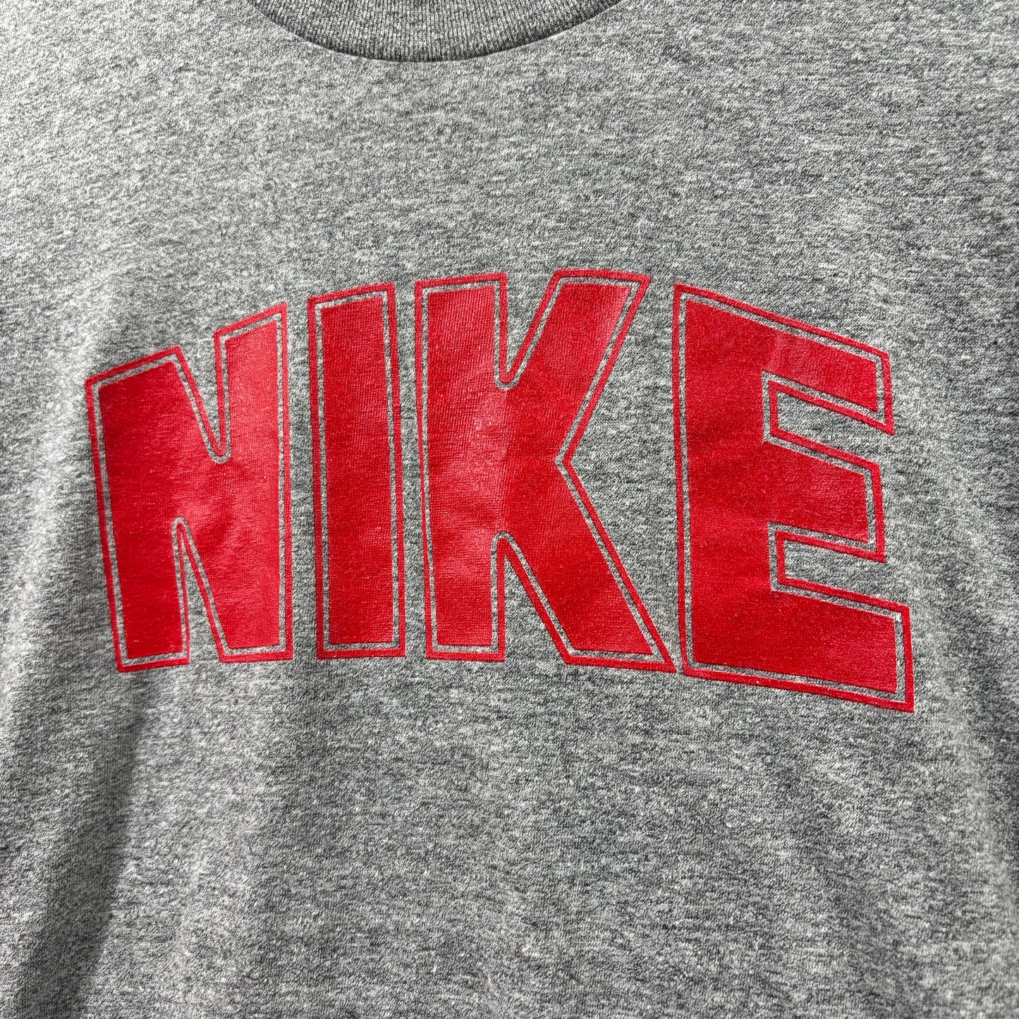 80's "KAMABOKO" NIKE Tee vintage カマボコ　M 霜降りグレー