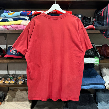 90s Late NIKE "JDI" JUST DO IT Tee XL Red