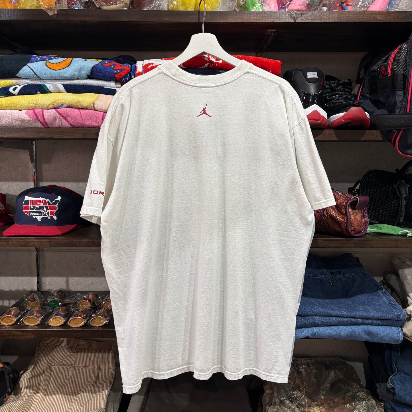 【00s JORDAN BRAND "90-93 MEMORIAL" Print T-Shirt】