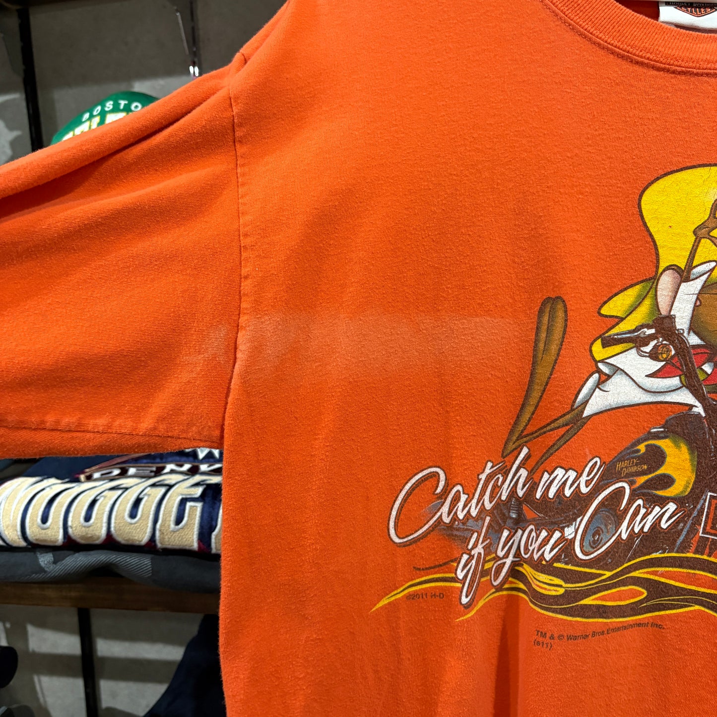 【2011 / Harley-Davidson × Warner Bros. / Long Sleeve T-Shirt / L】