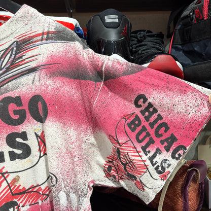 90s Chicago Bulls 1991 NBA Finals & World Champions Graphic Tee L