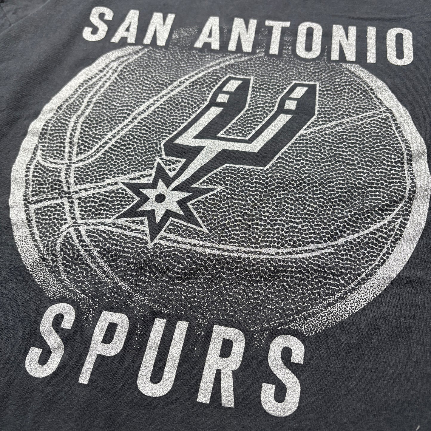 NBA SAN ANTONIO SPURS ロンT 2XL ブラック サンアントニオ・スパーズ　