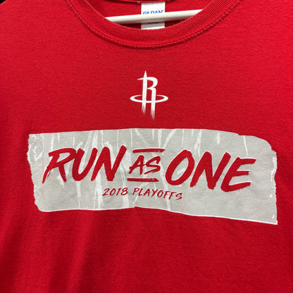 【Houston Rockets / 2010s "RUN AS ONE" Playoffs T-Shirt】