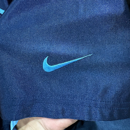90s Late NIKE Half-Zip Game Shirt L Blue
