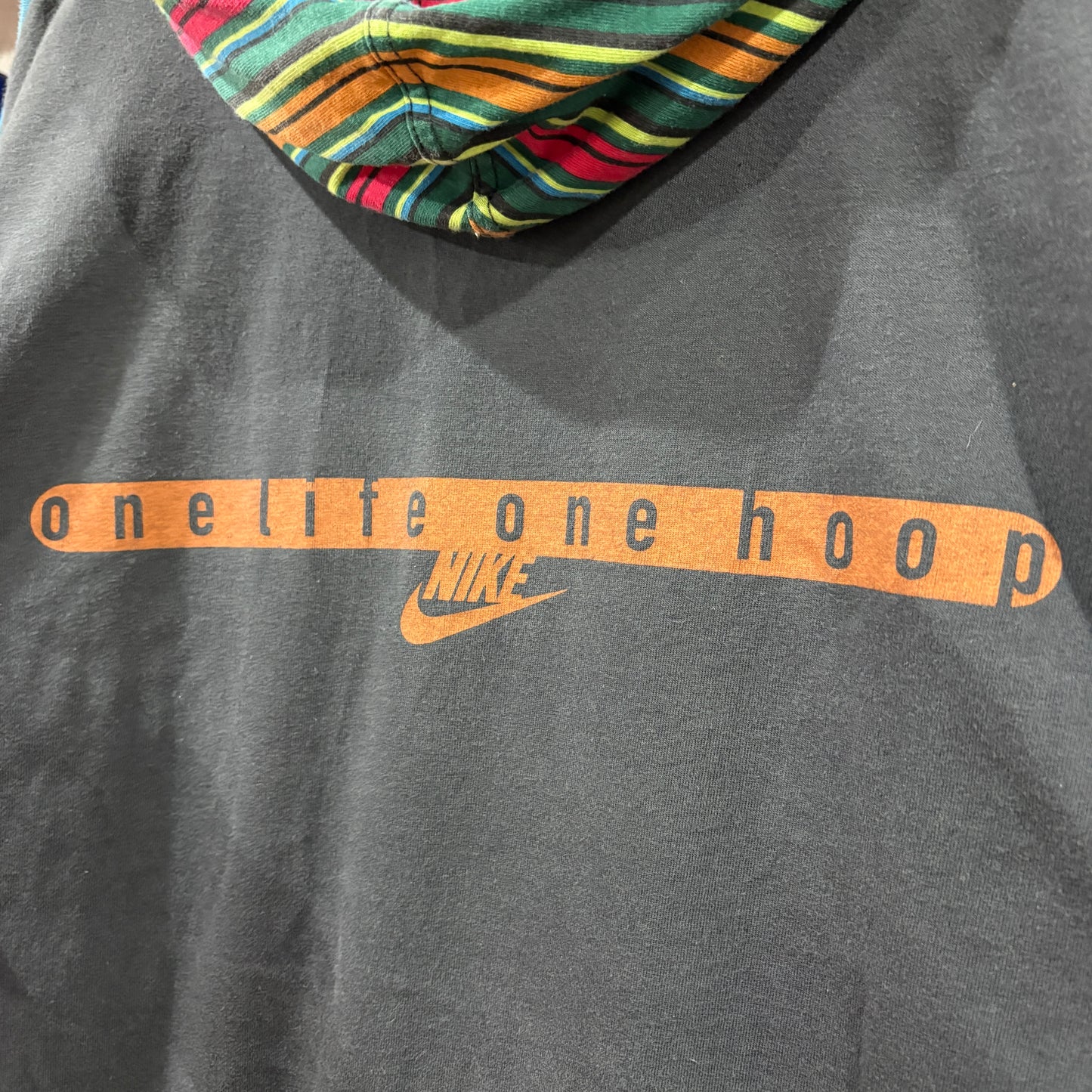 90s NIKE ALLEY HOOPS foul free apparel フードパーカー