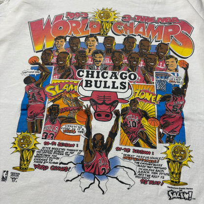 SALEM NBA 1993 3-TIME NBA WORLD CHAMPS CHICAGO BULLS　Tee