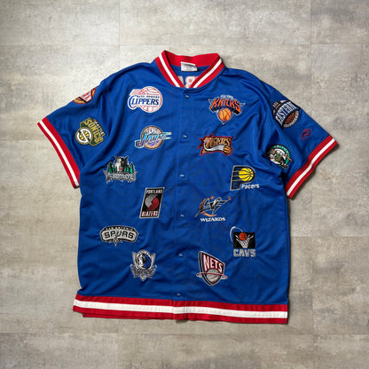 unique NBA Special 00’s NBA All Teams Patch Jacket　ゲームシャツ