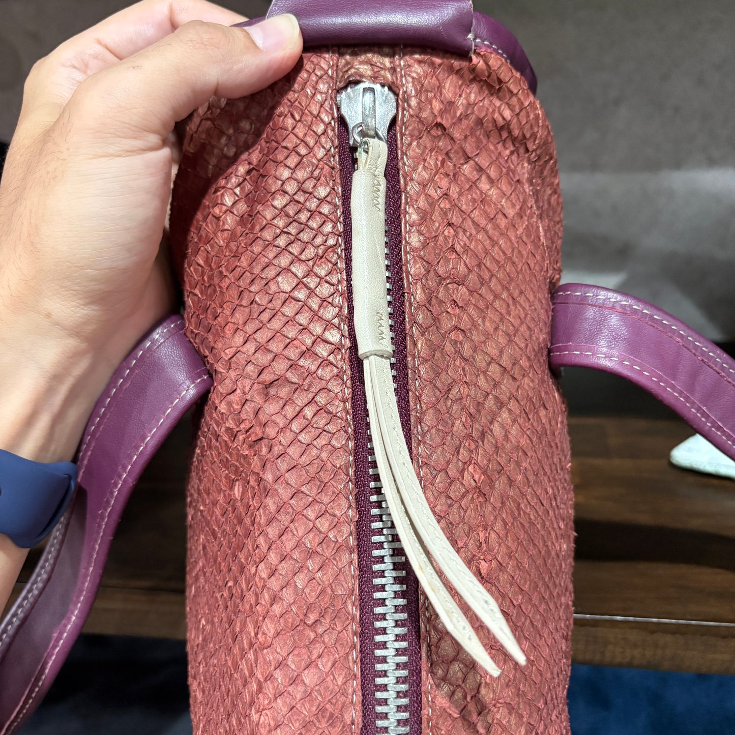 【00s NIKE Leather Mini Boston Bag】