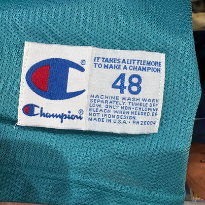 Charlotte Hornets / Alonzo Mourning #33 / Champion Replica Jersey