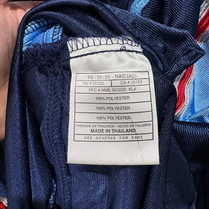 90s Late NIKE Half-Zip Game Shirt L Blue