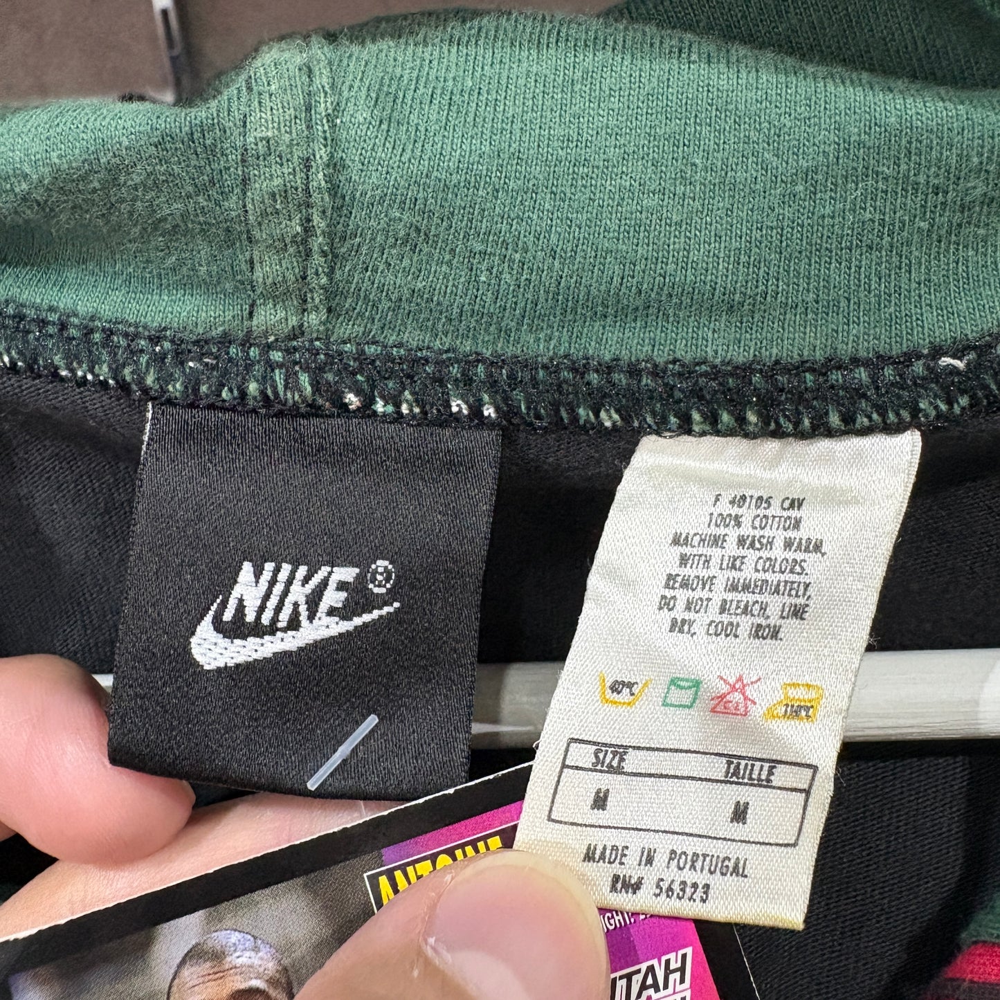 90s NIKE ALLEY HOOPS foul free apparel フードパーカー