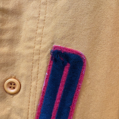 90s NIKE JORDAN ベースボールシャツ　マスタード　